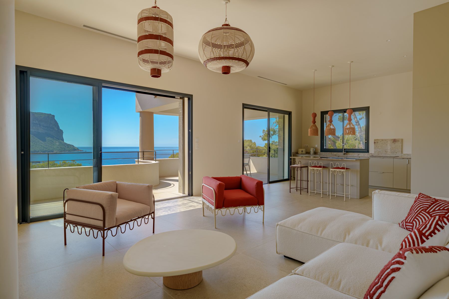 Appartement vue mer, Cassis – reportage FBE Studio